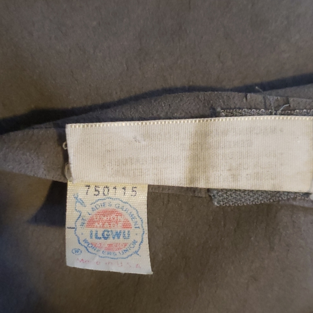 Vintage dress Mollie Parnis ultra suede - Picture 8 of 8